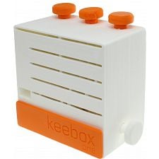keebox one: White / Orange - Sequential Discovery Puzzle Box