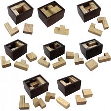 Raya Box Series - Set of 8 Packing Puzzles - 