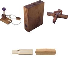 .Level 5 and 6 - a set of 5 wood puzzles (779090725338) photo