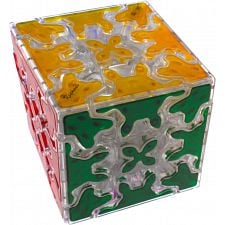 Gear Cube - Clear Body with embedded tiles
