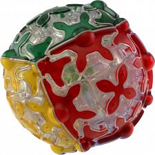 Gear Ball - Clear Body with embedded tiles
