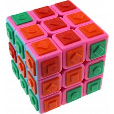 Gray Matter 3x3x3 Bastinazo Cube with Tiles - Advance - 
