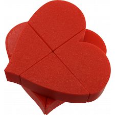 Ghost 2x2x2 Heart Puzzle - Red Body (3D printing Mod) (779090726014) photo