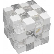 Fabio Touch 4x4x4 Cube I - Clear & White Body - 