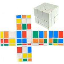 Horror Mirror 3x3x3 DIY Cube - White Body