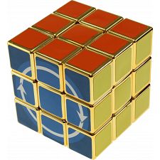 Latch Cube II (2 Latch Faces) - Metallized Gold (Mod) - 