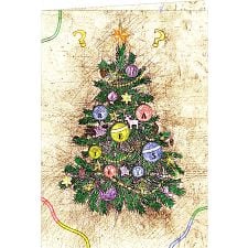 "Merry Christmas" Puzzle Greeting Card