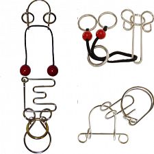 .Level 8 - a set of 4 wire puzzles