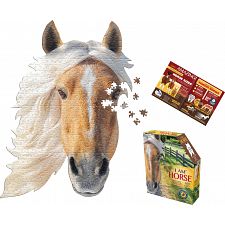 I AM  Horse - 300 Piece  - Shaped Jigsaw Puzzle (Madd Capp Games 040232318054) photo