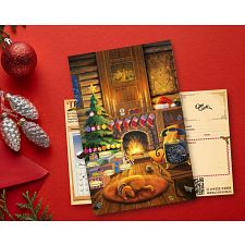 The Forgetful Elf - Christmas Puzzle Postcard - 