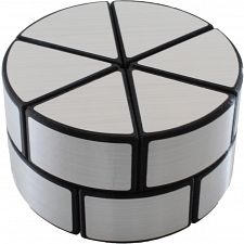Ghost 2-Layer Rounded Cheese Cake -Black Body with Silver Label