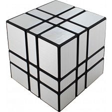 Mirror Camouflage 3x3x3 Cube - Black Body with Silver Label