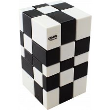 Siamese Mirror Illusion Cube - Black & White Body, Mod - 