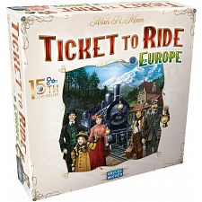 Ticket To Ride: Europe - 15th Anniversary Edition (Days of Wonder 824968200339) photo