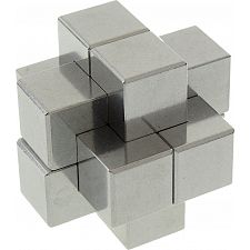 Chinese Cross - Aluminum 6 Piece Burr Puzzle (Grave Raven 779090728087) photo