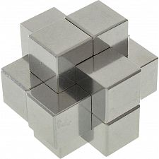 Six-Way Set - Aluminum 6 Piece Burr Puzzle