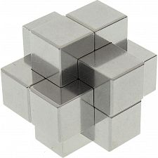 Hoffmann Nut - Aluminum 6 Piece Burr Puzzle