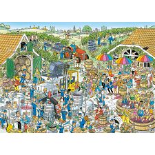 Jan van Haasteren Comic Puzzle - The Winery (1000 Pieces) - 
