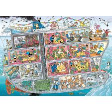 Jan van Haasteren Comic Puzzle - Cruise Ship (Jumbo International 8710126200216) photo