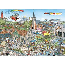 Jan van Haasteren Comic Puzzle - Island Retreat
