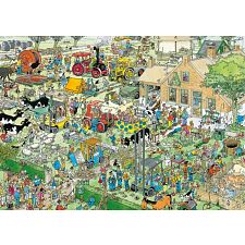 Jan van Haasteren Comic Puzzle - Farm Visit (1000 Pieces)