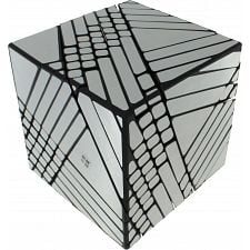 Ghost Cube 7x7x7 - Black Body with Silver Label (Lee Mod) - 
