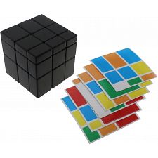 Horror Bandaged Mirror 3x3x3 DIY Cube - Black Body - 