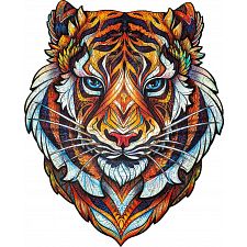 Lovely Tiger - Shaped Wooden Jigsaw Puzzle