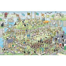Jan van Haasteren Comic Puzzle - Highland Games (1000 Pieces) (Jumbo International 8710126200698) photo