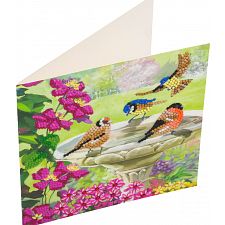 D.I.Y Crystal Art Card Kit - Birds (Craft Buddy 5055865485351) photo