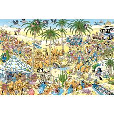 Jan van Haasteren Comic Puzzle - The Oasis (1000 Pieces)