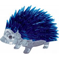 3D Crystal Puzzle - Hedgehog (Blue)