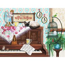 Piano Cat - Large Piece Format