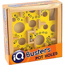 IQ Busters: Wooden Labyrinth - Pot Holes (Outset Media 779090731025) photo