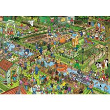 Jan van Haasteren Comic Puzzle - The Vegetable Garden