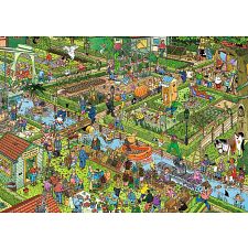 Jan van Haasteren Comic Puzzle - The Vegetable Garden (Jumbo International 8721017604211) photo