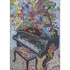 Quilt Art: Sewn Piano