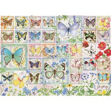 Butterfly Tiles - Large Piece (Cobble Hill 625012450256) photo