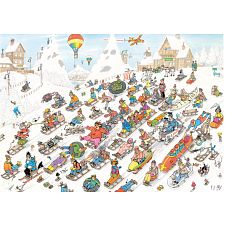 Jan van Haasteren Comic Puzzle - It's All Going Downhill