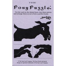 The Pony Puzzle: Small Card (Sam Loyd 779090732145) photo