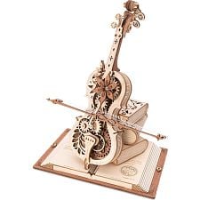 ROKR DIY Wooden Mechanical Music Box - Magic Cello