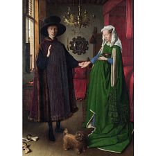 Portrait of Giovanni Arnolfini and his Wife - Jan van Eyck (Clementoni 8005125396634) photo