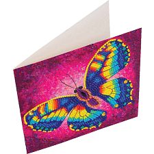 D.I.Y Crystal Art Card Kit - Change (Butterfly) (Craft Buddy 5055865493677) photo