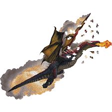 I AM Dragon - Shaped Jigsaw Puzzle