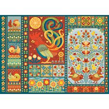 Scandi Chicken Quilt