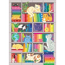 Rainbow Cat Quilt (Cobble Hill 625012400466) photo