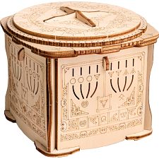 Wooden Secret Lock Box - DIY Puzzle Gift Box (Esc Welt 647056925347) photo