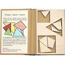 Puzzle Booklet - Triangle + Square = Square (Peter Gal 779090733159) photo