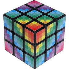 3x3x3 Mosaic Cube - Black Body