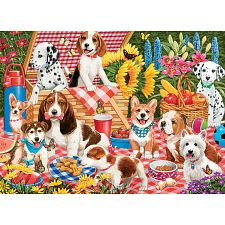 Picnic Party - Family Pieces Puzzle (Cobble Hill 625012470407) photo